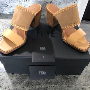Brand new Frye heeled sandals